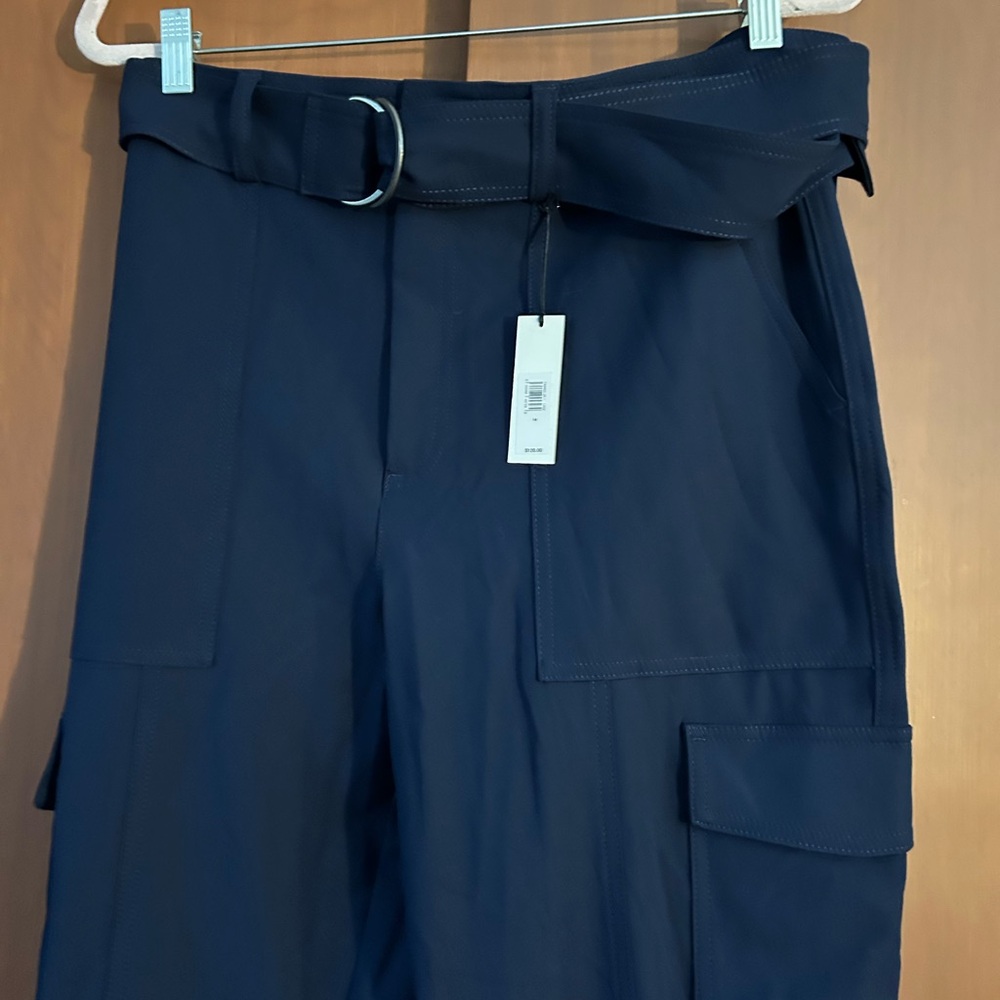 NWT Banana Republic Dark Blue Women's Cargo Pants - Picture 2 of 8